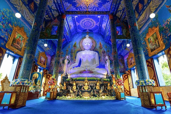 Temple blanc de Chiang Rai, temple bleu et bien plus encore depuis Chiang Mai