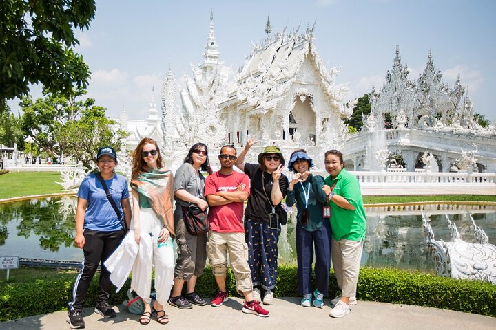 Temple blanc de Chiang Rai, temple bleu et bien plus encore depuis Chiang Mai