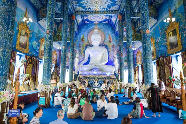 Temple blanc de Chiang Rai, temple bleu et bien plus encore depuis Chiang Mai