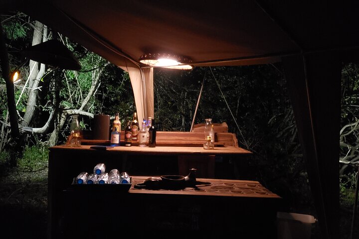1 Nacht Exklusives rustikales Luxus Safari Camp Nyerere Nationalpark