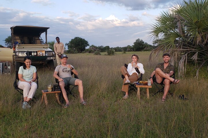 1 Nacht Exklusives rustikales Luxus Safari Camp Nyerere Nationalpark