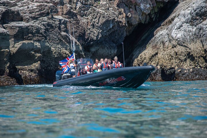 Attività di giro in gommone Raptor da 30 minuti a Torquay
