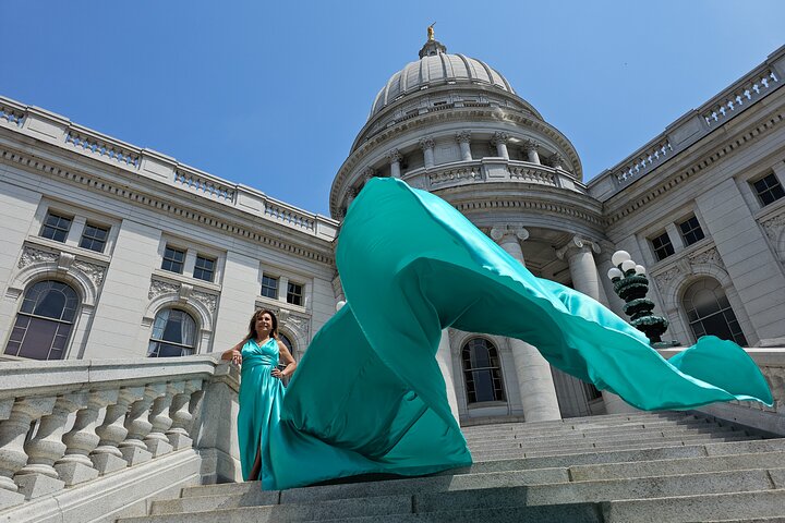 Servizio fotografico di abiti volanti a Madison WI