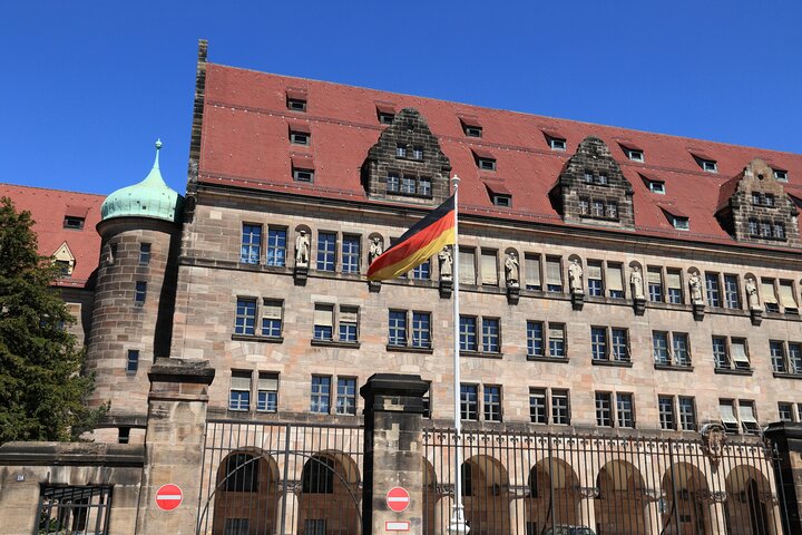 Vieille ville de Nuremberg, terrains nazis, salle d'audience 600 Visite privée