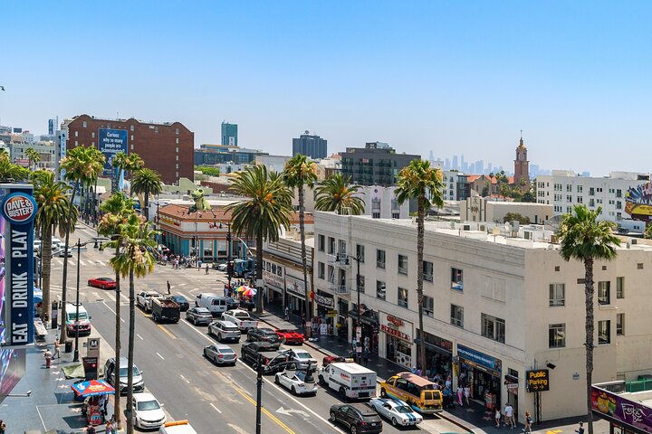 Rondleiding door Hollywood, Beverly Hills & Celebrity Homes met de Openluchtbus