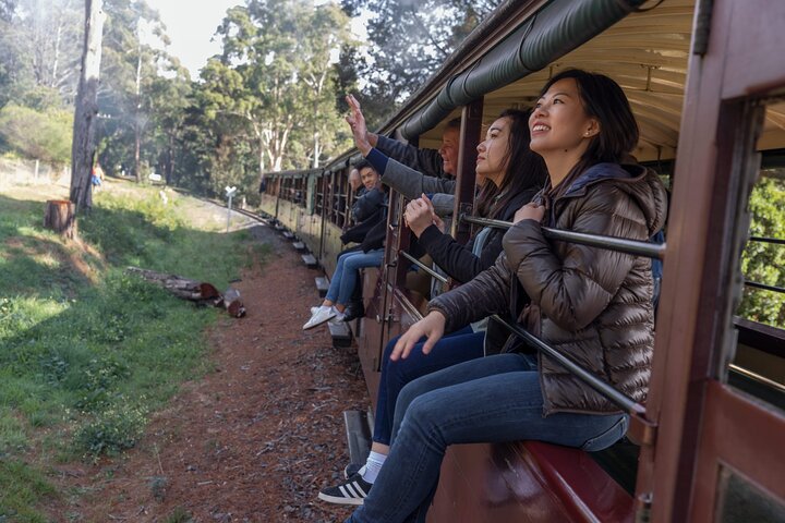 1 dags Puffing Billy Steam Train and Wildlife Tour fra Melbourne