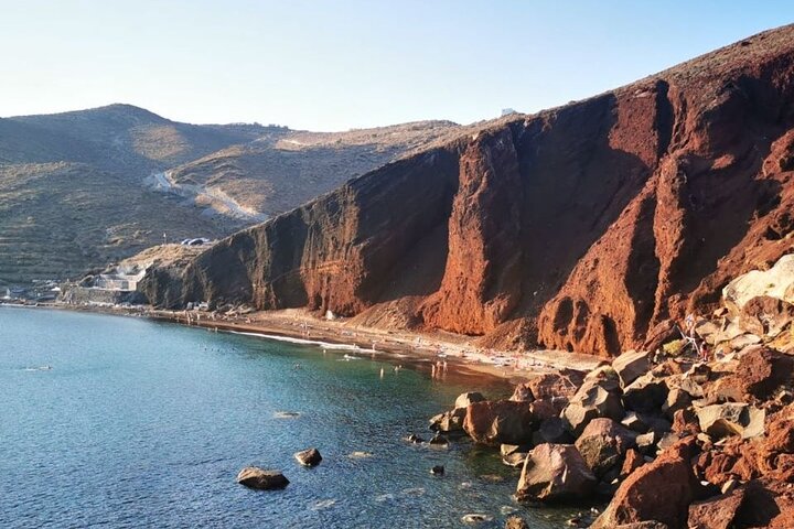 Santorini privat rundturstransport fra/til lufthavn, havn og hotel