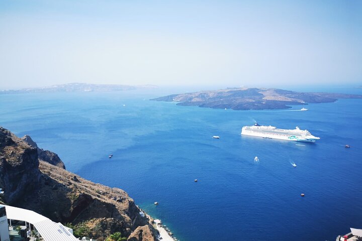 Santorini privat rundturstransport fra/til lufthavn, havn og hotel