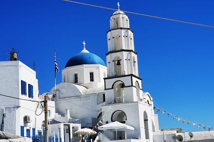 Santorini privat rundturstransport fra/til lufthavn, havn og hotel