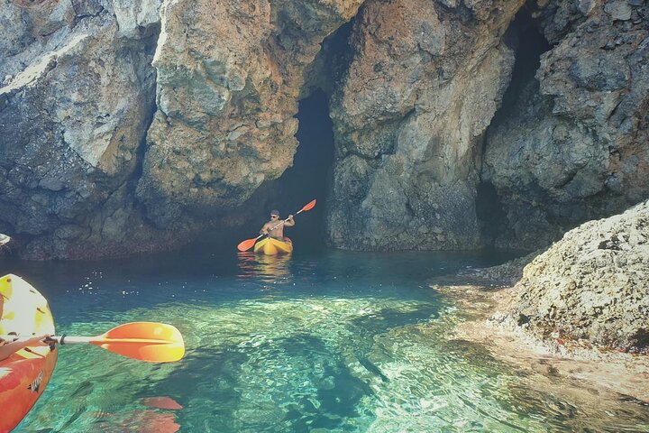 Kajak- og snorkeludflugt i Maro Cerro Gordo-klipperne