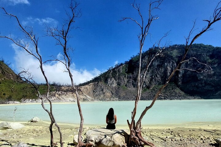 Bandung Tour All In, Witte Krater, Vulkaanberg, Warmwaterbron