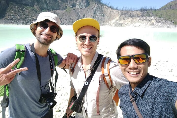 Bandung Tour All In, Witte Krater, Vulkaanberg, Warmwaterbron