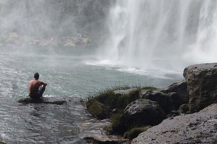 San Cristobal: Agua Azul vattenfall, Misol Ha och Palenque ruiner