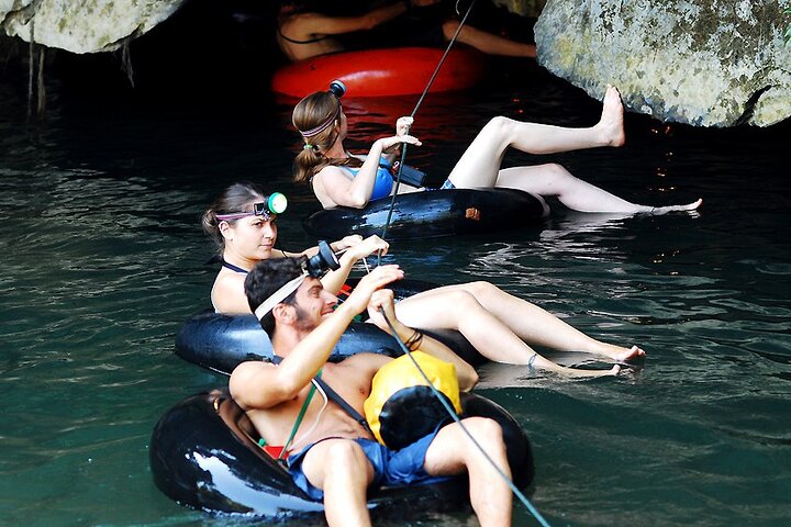 Vang Vieng Tour A - Blå lagunen 3 med grottor och Zipline