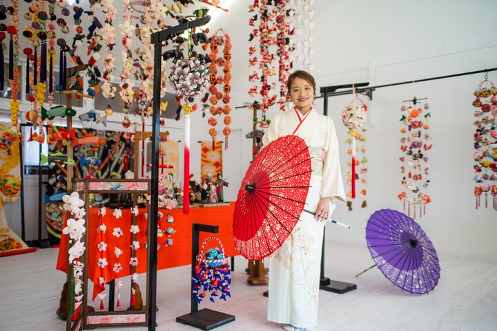 Paseo en Kimono Auténtico Privado en Nostálgico Village, Minakami