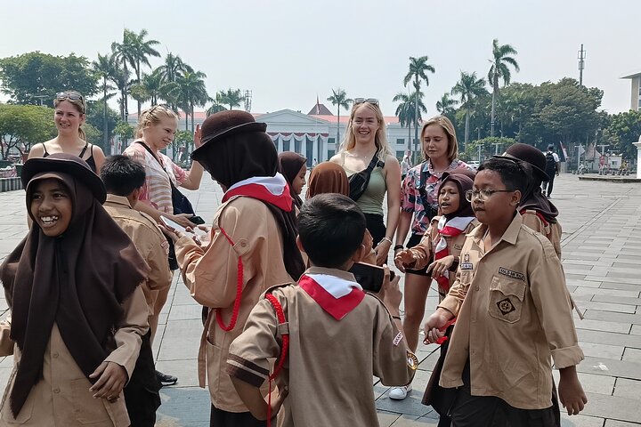 Jakarta Halve dag gedeelde rondleiding Bezoek Monument en de oude binnenstad