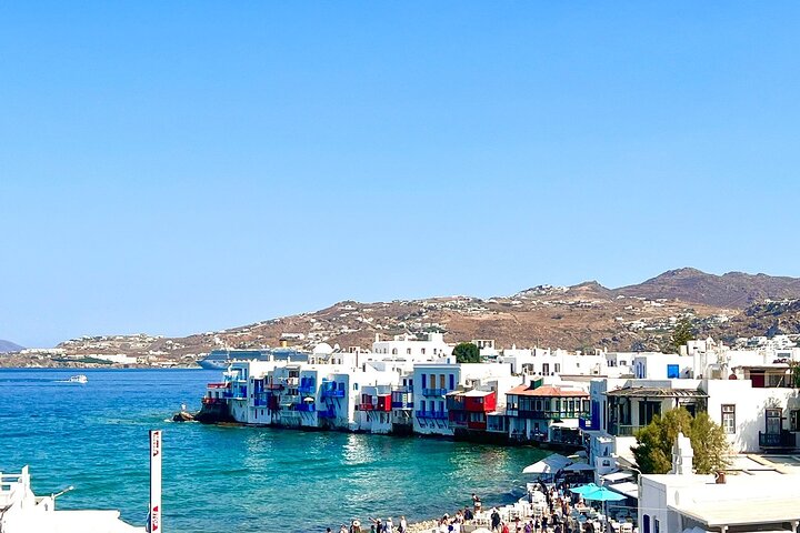 Excursión por la costa de Mykonos con recogida en la terminal de cruceros