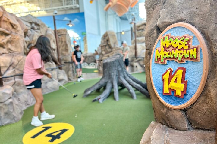 Moose Mountain Adventure Golf dans le centre commercial Mall of America