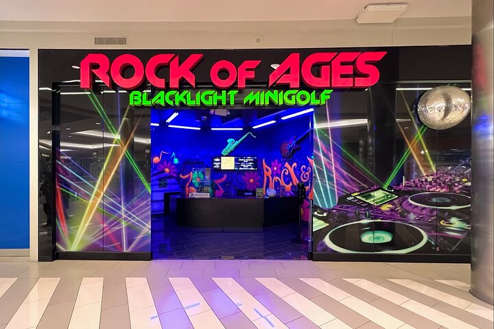 Ingresso para o Mall of America Rock of Ages Blacklight Mini Golf