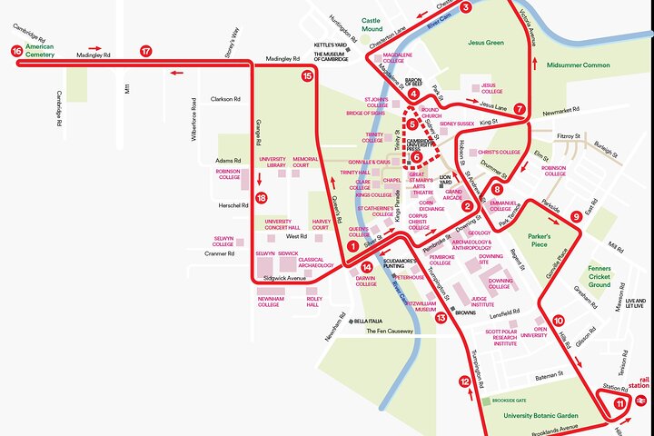 Excursão de Ônibus pela Cidade de Cambridge com Ônibus Hop-On Hop-Off