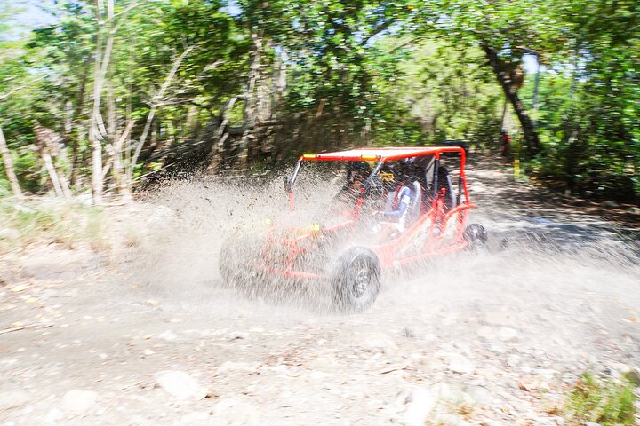 Halvdagsbuggy guidat äventyr för Amber Cove och Taino Bay