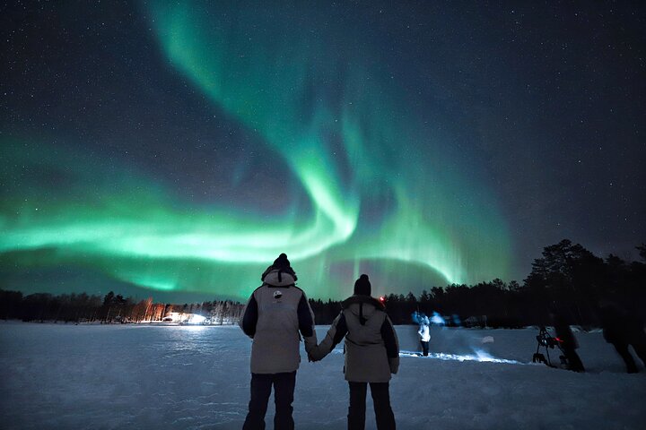 Rovaniemi : Norrskensjakt Max 8 + Proffs foton och 100% återbetalning