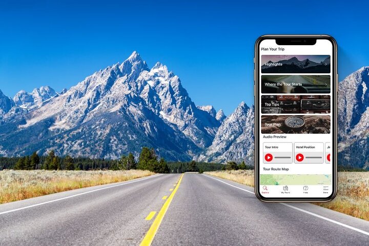 Självguidad ljudkörtur i Yellowstone och Grand Teton
