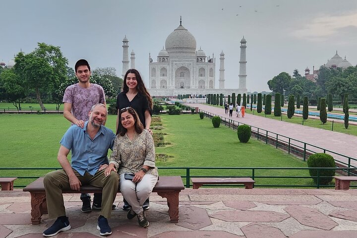 Von Delhi Taj Mahal Agra Ganztägige private Tour
