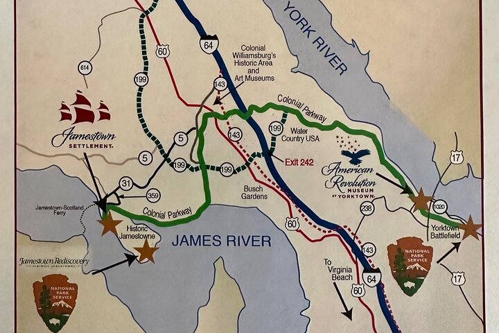 Jamestown nach Yorktown - Private Führung von Williamsburg