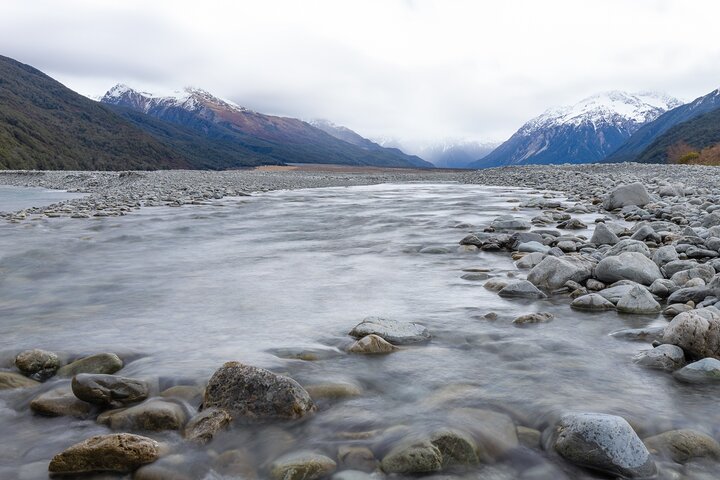Excursies van Christchurch naar Arthur's Pass + TranzAlpine trein & lunch