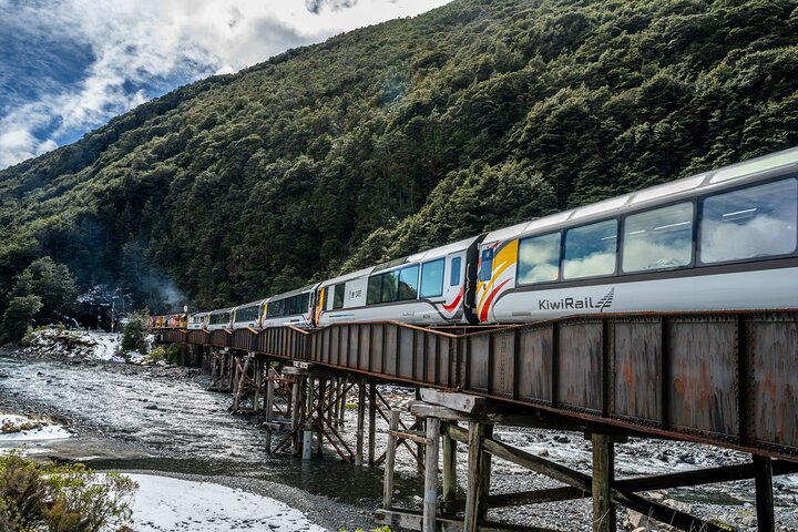 Excursies van Christchurch naar Arthur's Pass + TranzAlpine trein & lunch