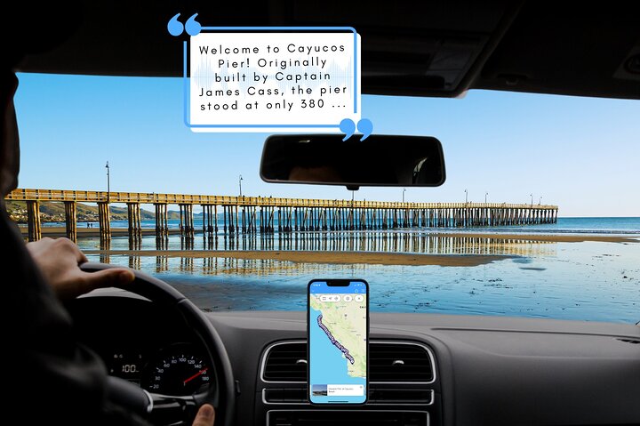 Tour audio guidato in auto da guidare autonomamente Santa Maria–Monterey Big Sur