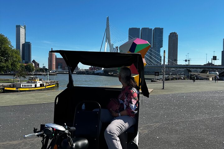 Tour privado en Pedicab/Rickshaw por Rotterdam con un guía local