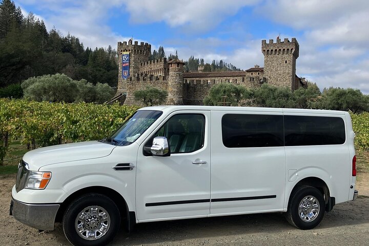 "Melhor Tour Privado de Vinhos de Napa ou Sonoma para até 8 Pessoas"