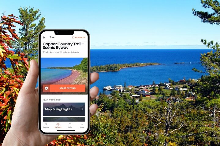 Selbstgeführte Audio-Fahrt auf dem Keweenaw Copper Country Trail