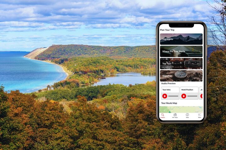 Selbstgeführte Audio-Fahrt in Michigan Lakeshore, M-22