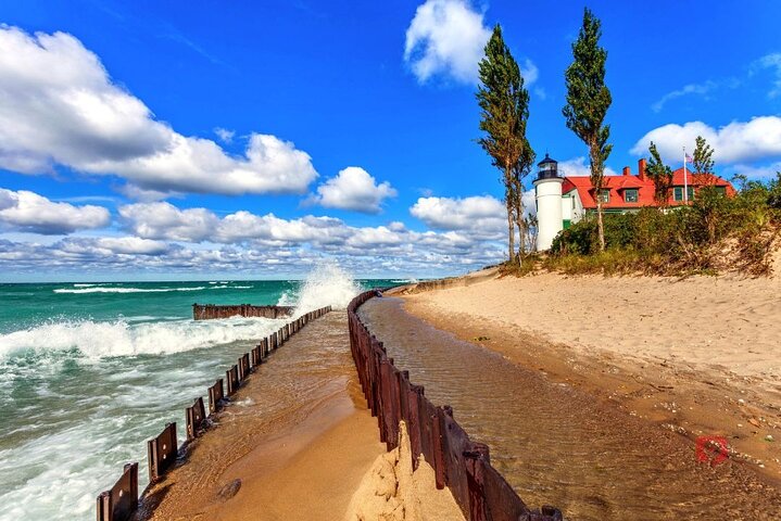 Selbstgeführte Audio-Fahrt in Michigan Lakeshore, M-22