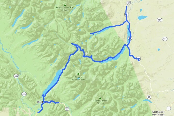 Selbstgeführte Audio-Fahrttour im Glacier National Park