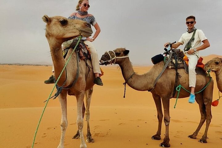 Camp privé de 2 jours dans le désert au départ d'Errachidia avec Camel Trek & Jeep