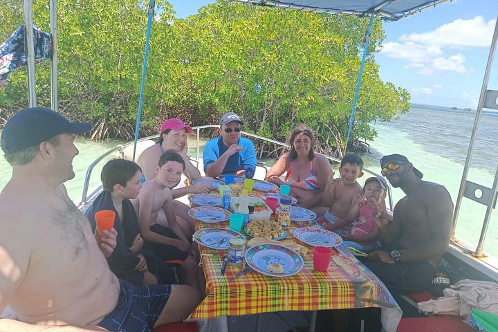 One-day boat trip to the lagoon of Guadeloupe