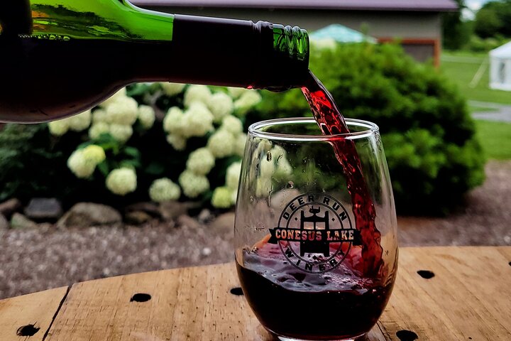 Degustazione condivisa di vino, cioccolato e formaggio nel lago Conesus