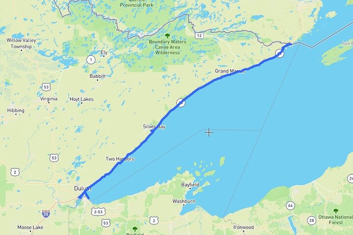 Självguidad ljudtur vid Lake Superior North Shore