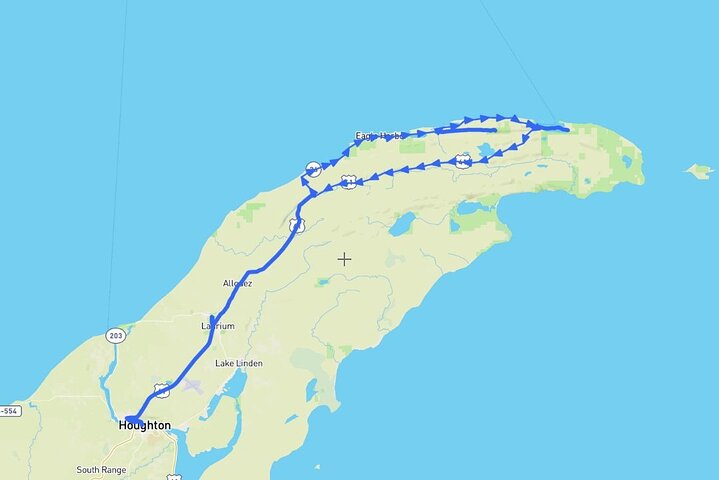 Selbstgeführte Audio-Fahrt auf dem Keweenaw Copper Country Trail