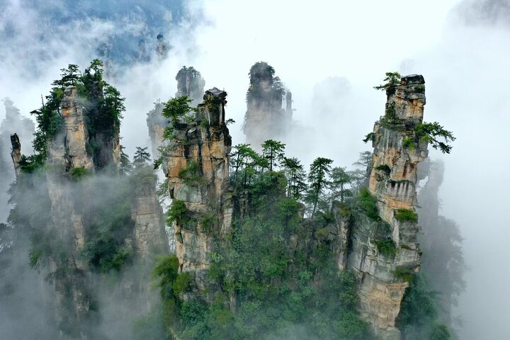 Visite privée de 2 jours au mont AVATAR et au pont de verre et au mont Tianmen
