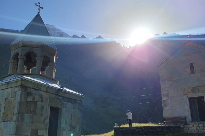 Paardrijtocht in Kazbegi naar Elia Klooster (makkelijk)