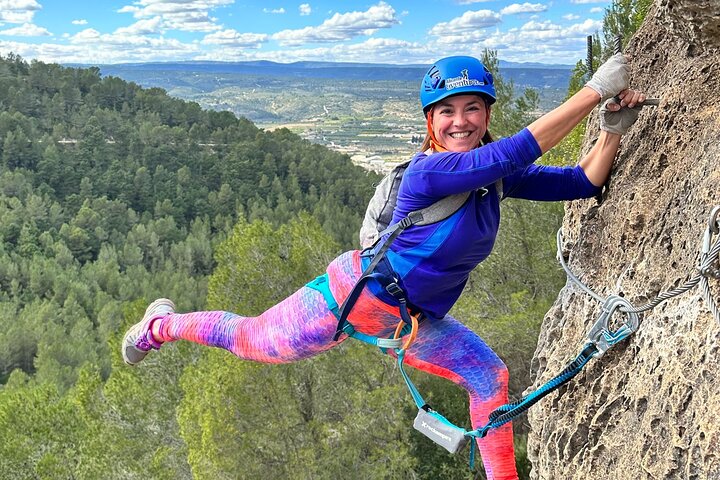 Via ferrata of Fuente de Godalla in Enguera
