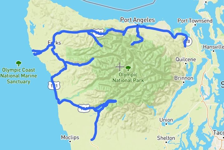 Självguidad Audio Driving Tour i Olympic National Park