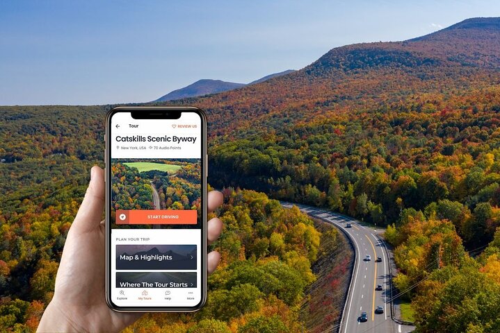 Tour de conducción con audio autoguiado en Catskills Scenic Byway
