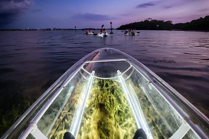 Anna Maria Island - Clear Kayak LED Nachtglas Onderkant Tour