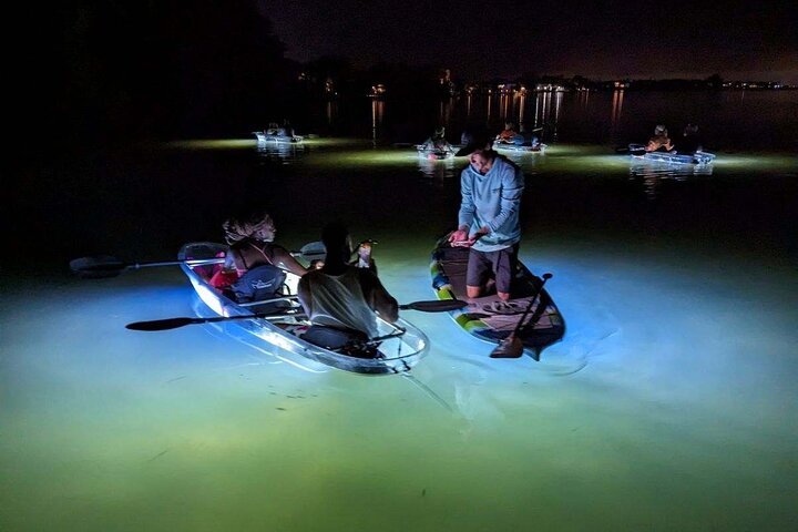 Anna Maria Island - Clear Kayak LED Nachtglas Onderkant Tour